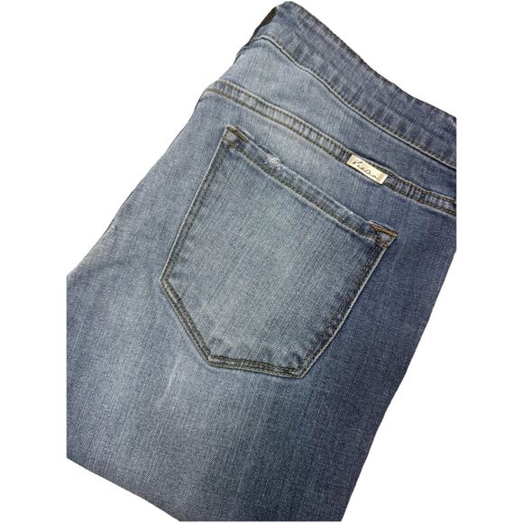 KanCan LA Distressed Skinny Jeans Women’s Size 11/29 Cropped Ankle Blue GUC Flaw - Picture 1 of 16